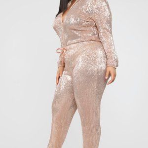 Plus size jumpsuit (Sequins)